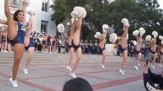 Cal Band Sproul Hall Rally vs. Oregon State 2013 Berkeley California (Britney Spears Show)