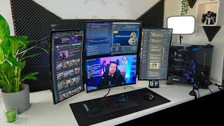 Mein neues Monitor Setup! HUANUO Monitorhalterungen im Test