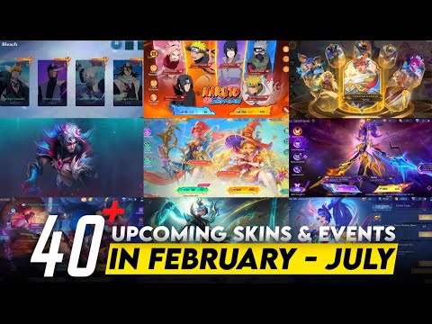 ALL 40 SCHEDULE EVENT & SKINS | NARUTO 2.0, BLEACH X MLBB, ALLSTAR, EXORCIST RESALE, PROMO DIAMONDS