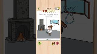 Brain Test 5 Level 95: Find a way to dry his laptop! Walkthrough