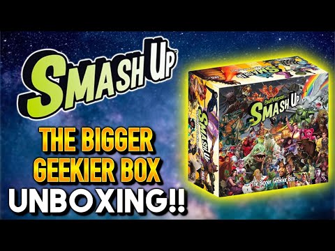 SMASH UP The Bigger Geekier Box | Unboxing