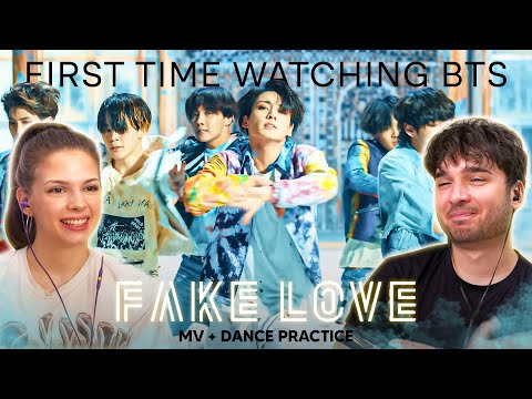 K-POP NEWBIES WATCH BTS (방탄소년단) 'FAKE LOVE' FOR THE FIRST TIME | MV + Dance Practice