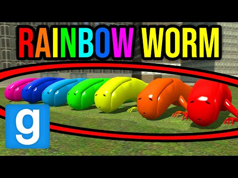 RAINBOW BRIDGE WORM HORDE!! (Garry's Mod Sandbox)