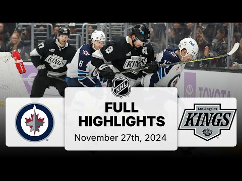NHL Highlights | Jets vs. Kings | November 27, 2024
