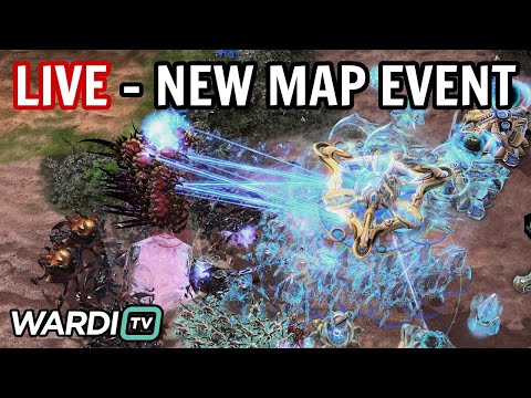 LIVE : WARDITV TLMC TOURNAMENT GROUP D - NEW MAPS! REYNOR CLASSIC LAMBO BUNNY MANA [StarCraft 2]