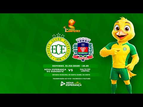 AO VIVO | Nova Esperança Do Sudoeste X Salto Do Lontra | Copa dos Campeões Sicredi 🏆⚽
