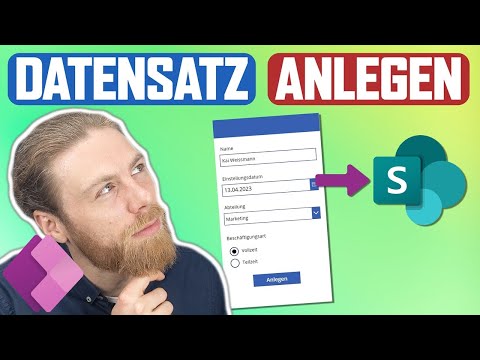 Daten in SharePoint Liste hinzufügen (Patch Funktion) | Power Apps