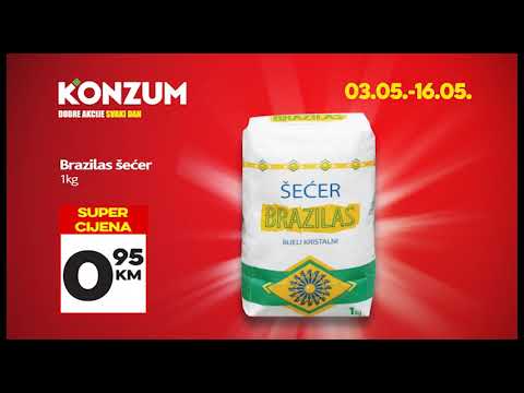 Dobre akcije svaki dan iz novog Konzum kataloga! 03.05.-16.05.2018.