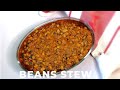 GHANAIAN BEANS STEW | RED RED RECIPE