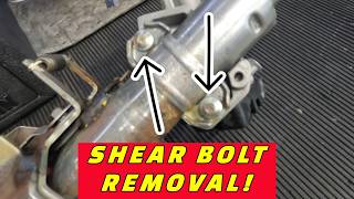 QUICK TIP: ON HOW TO REMOVE SHEAR HEAD SECURITY BOLTS!