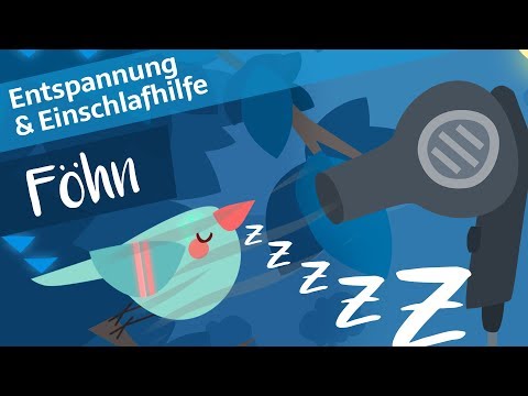 60 Min. Föhngeräusch zum Einschlafen - Einschlafhilfe für Babys, Kinder & Erwachsene