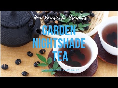 Home Remedies for Bronchitis -Garden Nightshade Tea can cure Bronchitis Naturally