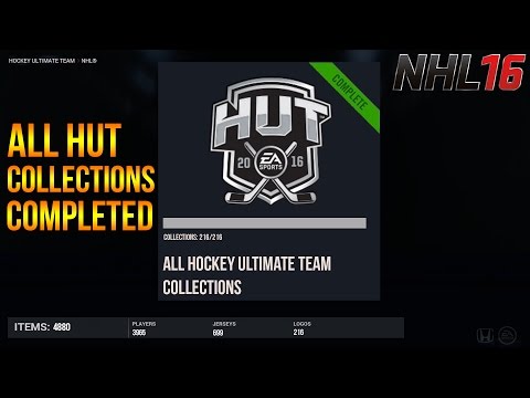NHL 16 HUT - ALL COLLECTIONS COMPLETED!