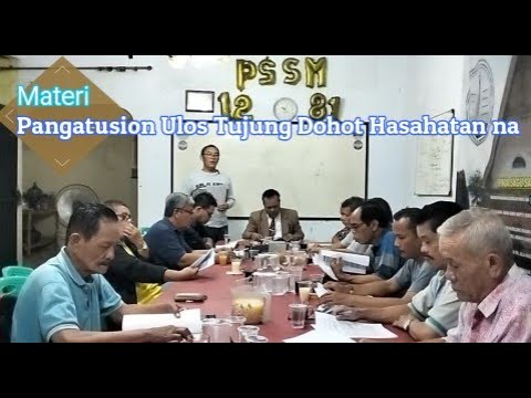 Pangatusion Ulos Tujung Dohot Hasahatan Na