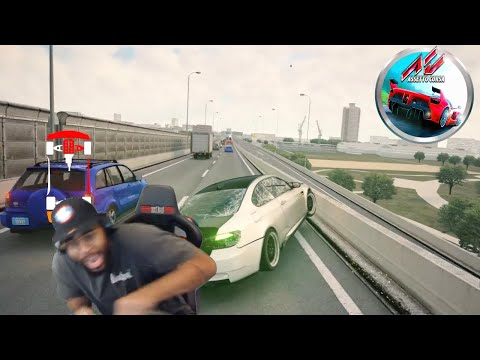 Playing Assetto Corsa with damage is hilarious