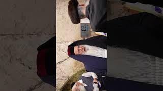תפילה להצלחת הטייסים באיראן. במנהרות הכותל פורים תשפו
