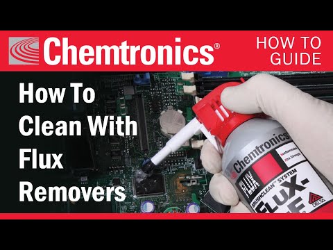 How to clean electronic PCB with flux remover