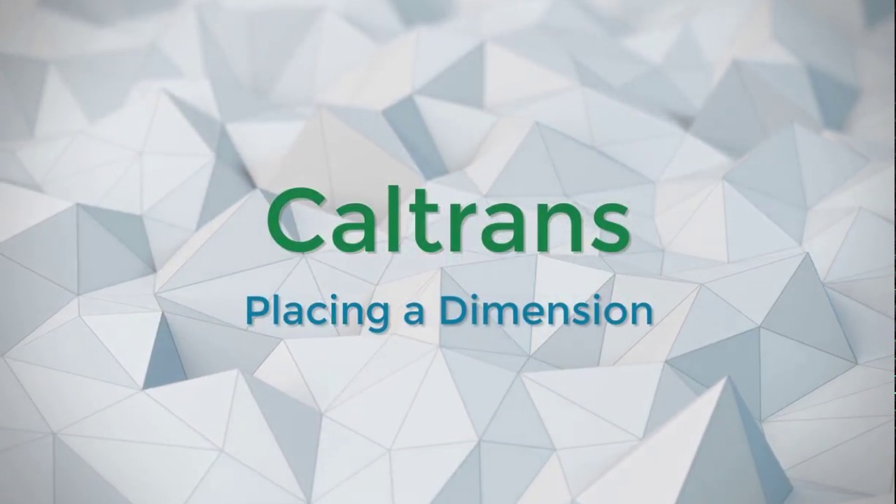 Placing Dimensions - Introduction