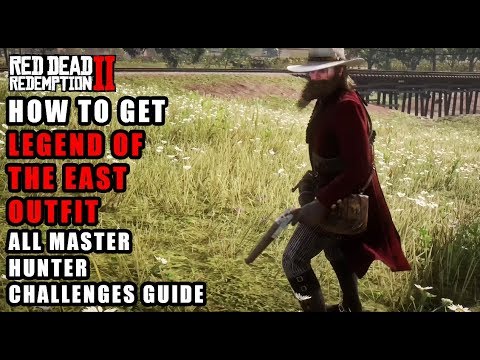 Red Dead Redemption 2 - How to Get Legend of the East Outfit - 4/9 Master Hunter Challenges Guide