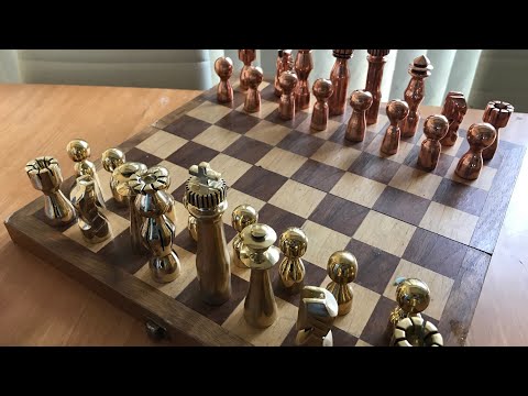Make a chess set from scrap Video
