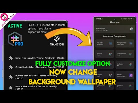 Hexpro add in Hex Installer -  Now customize Background Wallpaper & Many More Cool Features