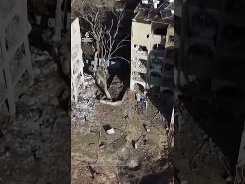 Drone footage shows damage in Arad after overnight Iranian missile attack