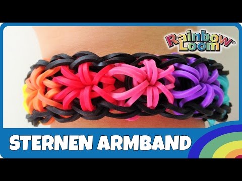 RainbowLoom Star Bracelet - German Instructions