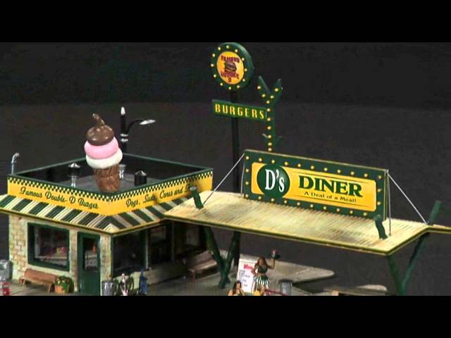 D's Diner - HO Scale Video