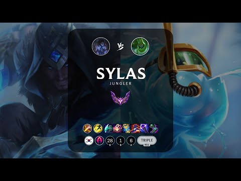 Sylas Jungle vs Zac - KR Master Patch 13.1