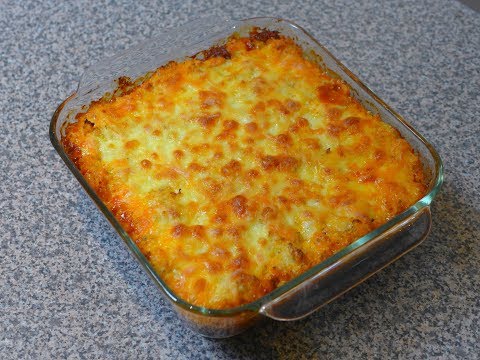 Low Carb, Beef Pie with Cheesy Cauliflower topping