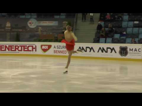 2016 Santa Claus Cup: Marta NEDVED (CRO) - FS Advanced Novice GIRLS - Free skating