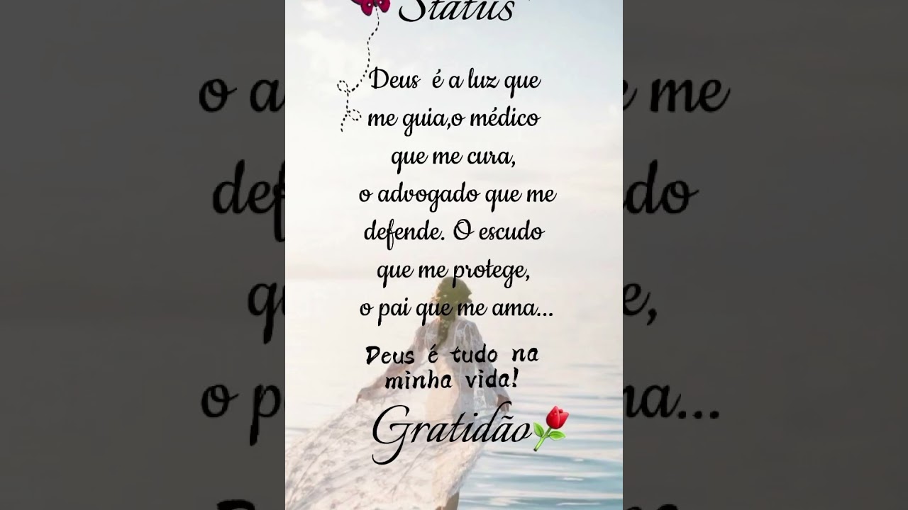 Gratidão a Deus por tudo