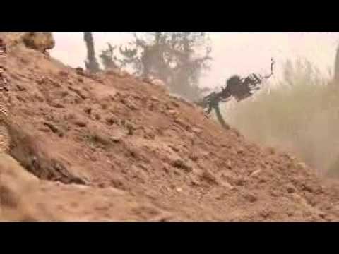 استهداف مطار دير الزور العسكري بالدوشكا من قبل كتيبة سيوف الحق