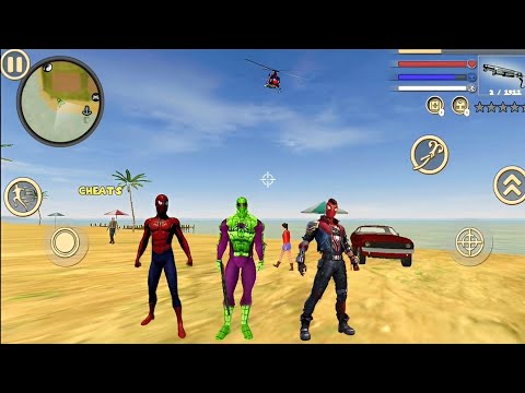 Amazing Flying Spider Frog ehro game Superhero Gangstar City #22 New Mission Android Gameplay