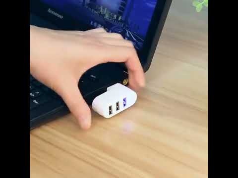 USB-хаб 2.0 адаптер вращающийся высокоскоростной U-диск читатель USB сплиттер 3 порта USB 2.0 тройник разветвитель для ПК - фото 1 - id-p2673182960