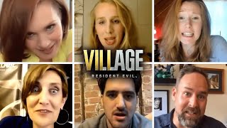 RESIDENT EVIL 8 VILLAGE Cast re-enact lines from the Game video