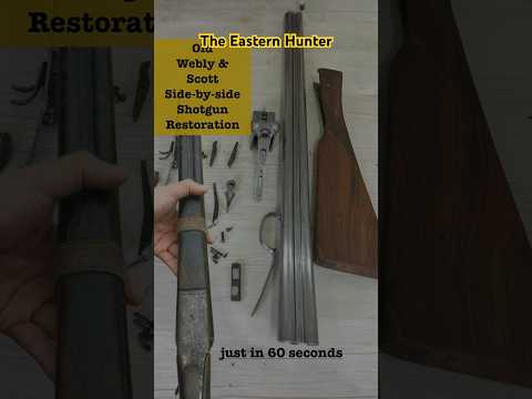 How to Restore Double Barrel Shotgun #Restoration #repair #review