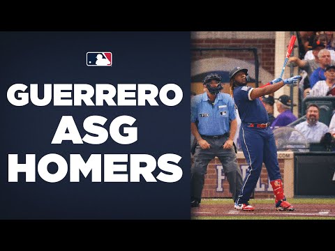 Vladimir Guerrero Sr. and Jr. are third father-son duo to go deep at the All-Star Game!