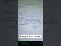 Resignation Letter How To Write Resignation Letter Resign Letter