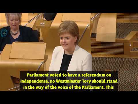 Tom Arthur MSP Question on Scotland's Future 2nd Feb 2017