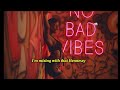 Ayra Starr - No Bad Vibes (Video Lyrics) ft. Seyi Vibez