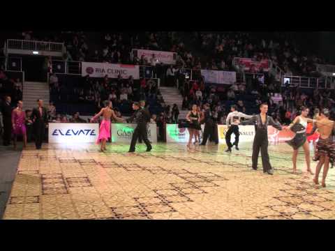 DANCE MASTERS 2011 - IDSF INTERNATIONAL ADULT OPEN LATIN - ROUND 1 - SAMBA 1