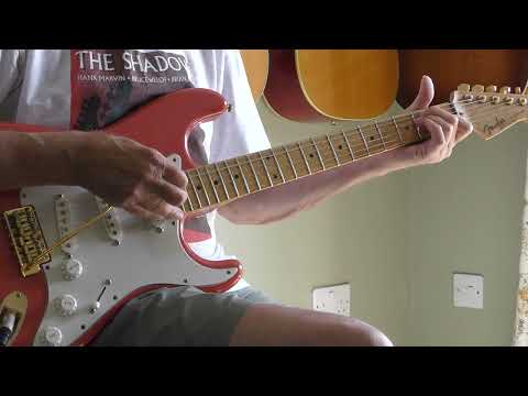 Dance On !  The Shadows cover by Phil McGarrick. FREE BT & TABS