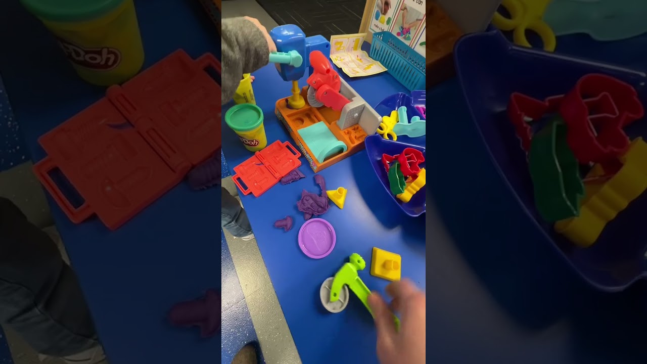 Check out this new Play-Doh tool bench I got from Amazon! I added it to our Play-Doh center during