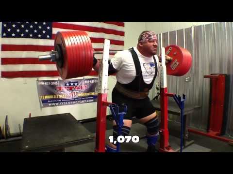 1,070 LB. Squat - Blaine Sumner - 5/5/2014