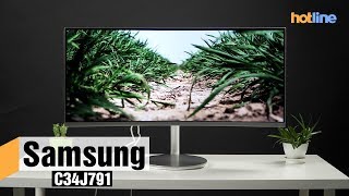 Samsung C34J791W (LC34J791W) - відео 1