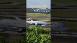 Aeroporto de Guarulhos Direto do Morrinho Avião Aeromexico B787 #avião #decolagem