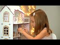 Girls Playing With Doll S House Fun Time With Dollhouse Poppy Bee Kids