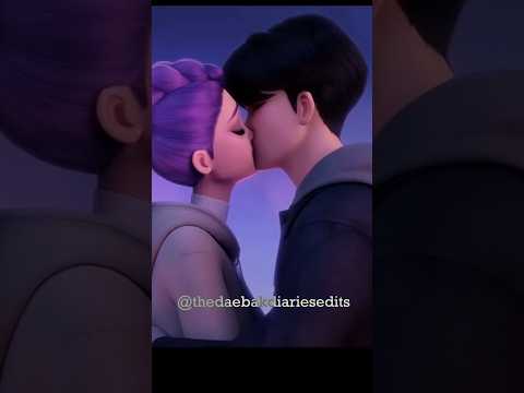 “What If This Kiss Was Real? 💋😳” watch it till the end  #jinu #rumi #fanedit