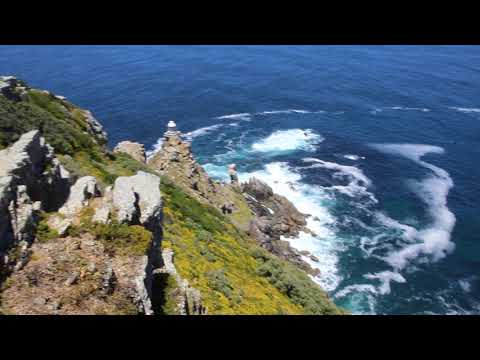 На краю Земли! Дальше только Антарктида! На мысе Кейп-Пойнт (Cape Point). Просторы Атлантики.